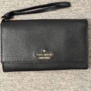 Kate Spade Black Key and Card Holder
